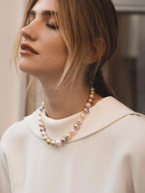 Collier de Perles Multicolore