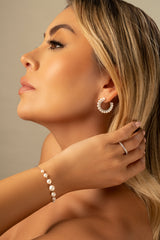 Bracelet Pearls Blanches