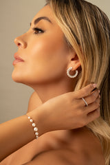 Bracelet Pearls Blanches